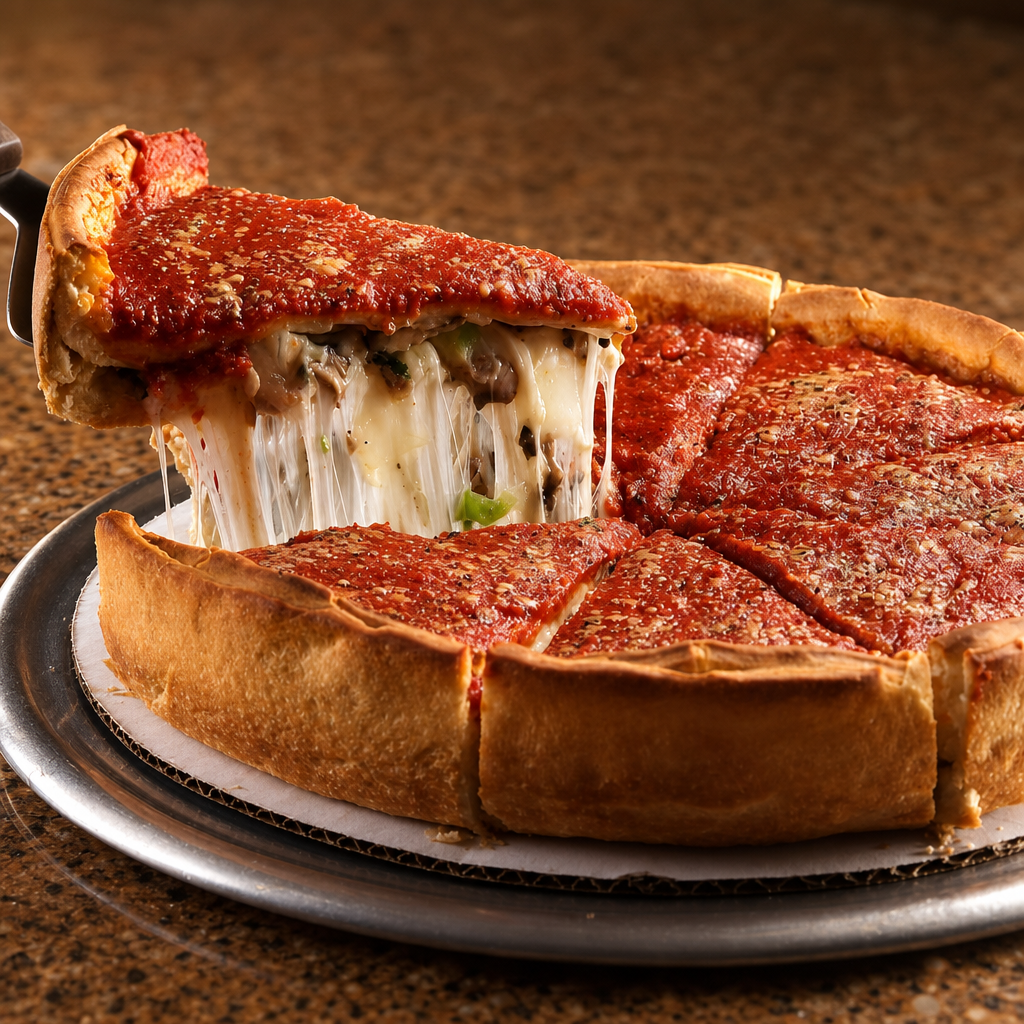 Large Special Stuffed Pizza.