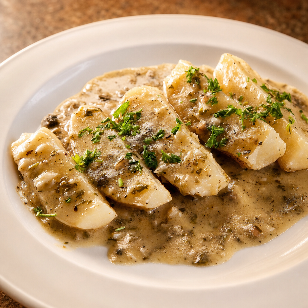 Vesuvio Potatoes.