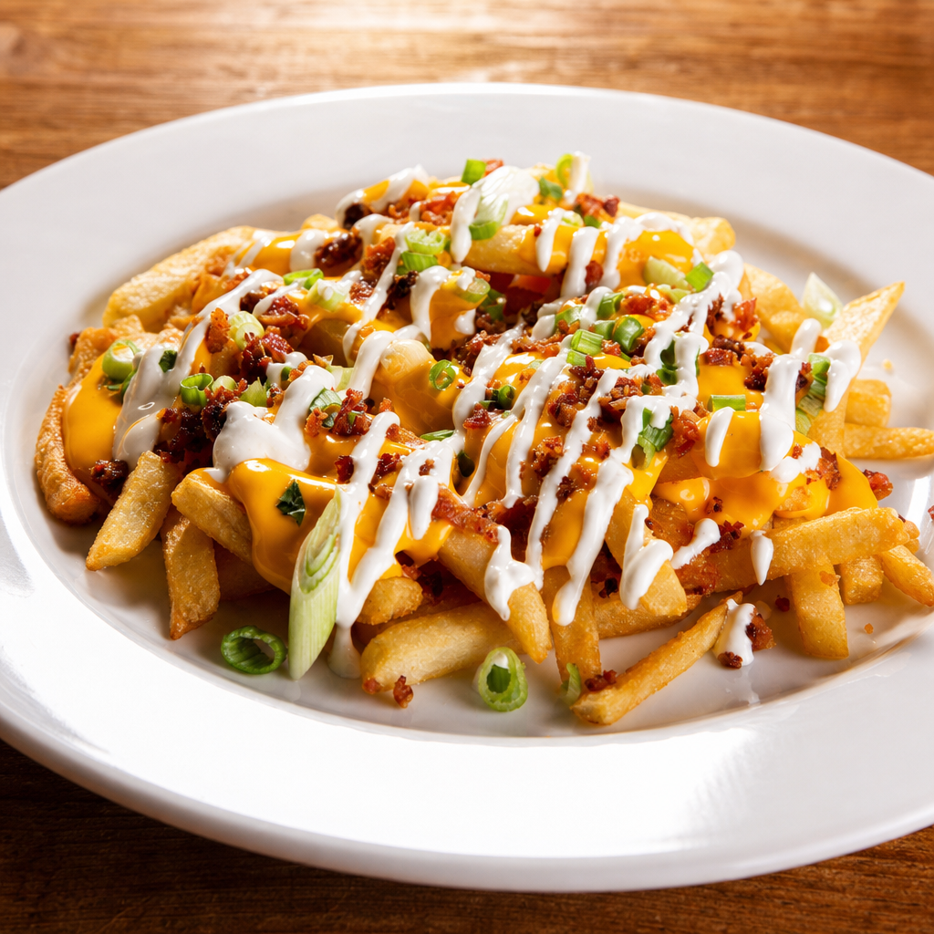 1/2 tray Loaded Fries.