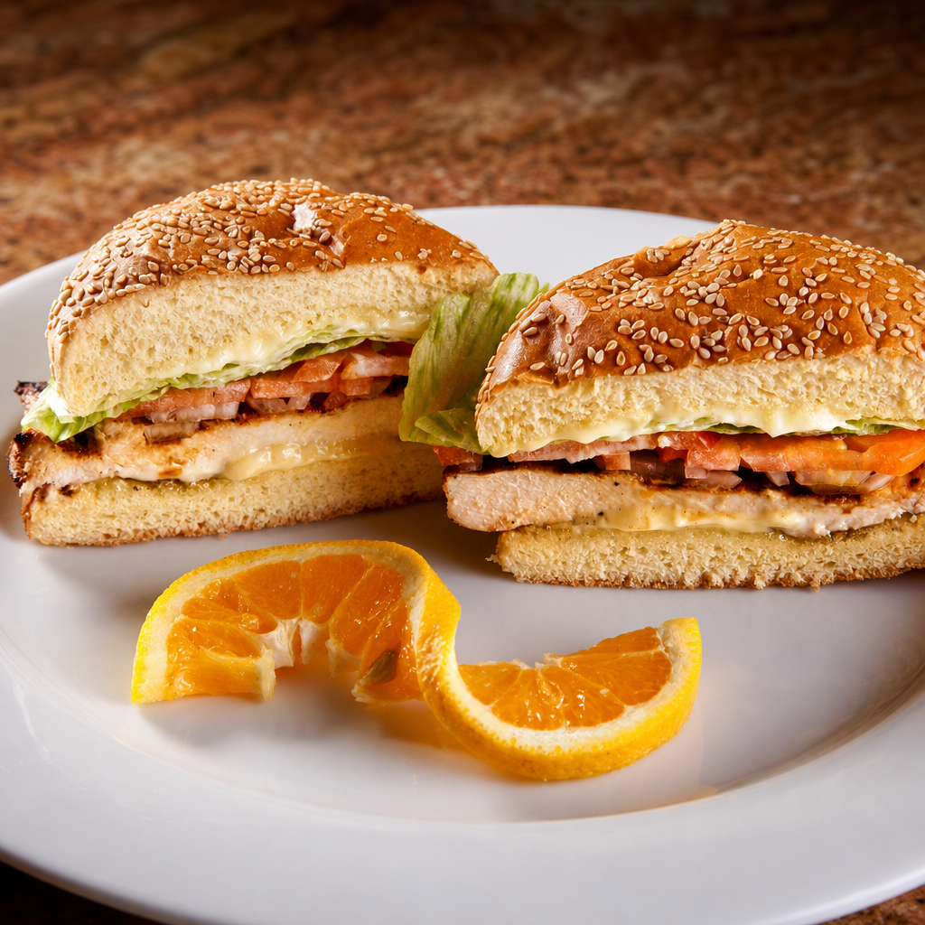 Char-Broiled Chicken Sandwich.