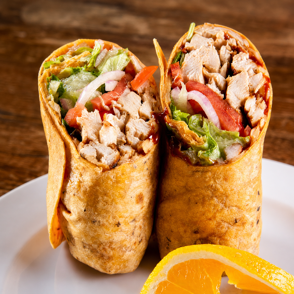 BBQ Chicken Wrap.