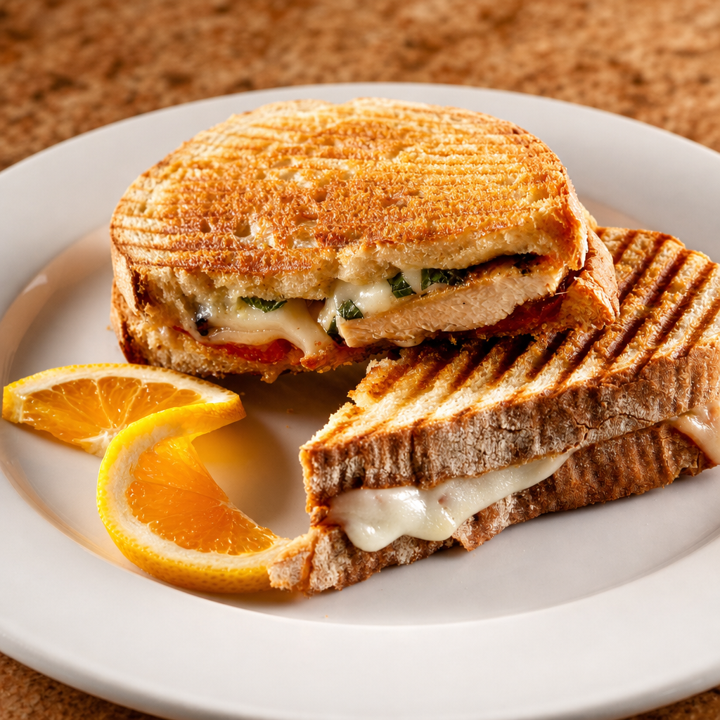 Tuscan Chicken Panini.