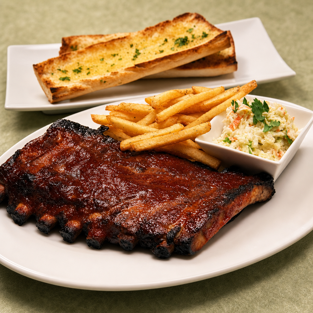 Full Slab BBQ Baby Back Ribs.