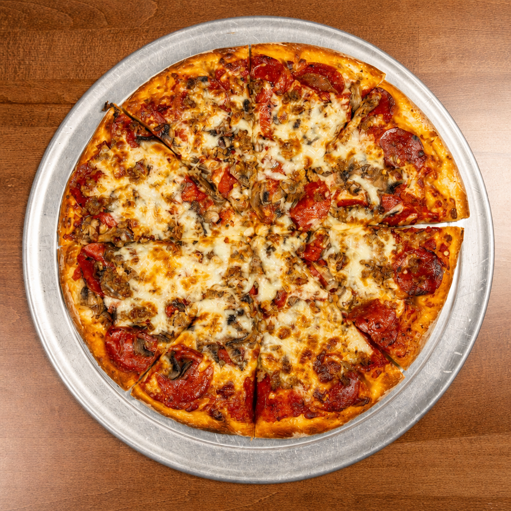 Large Special Thin Crust Pizza.