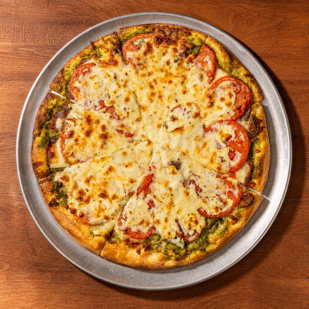 X-large Prosciutto & Goat Cheese Pizza.