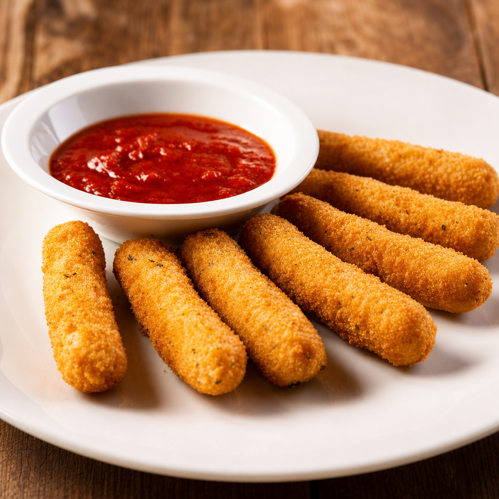 1/2 tray Mozzarella Sticks.