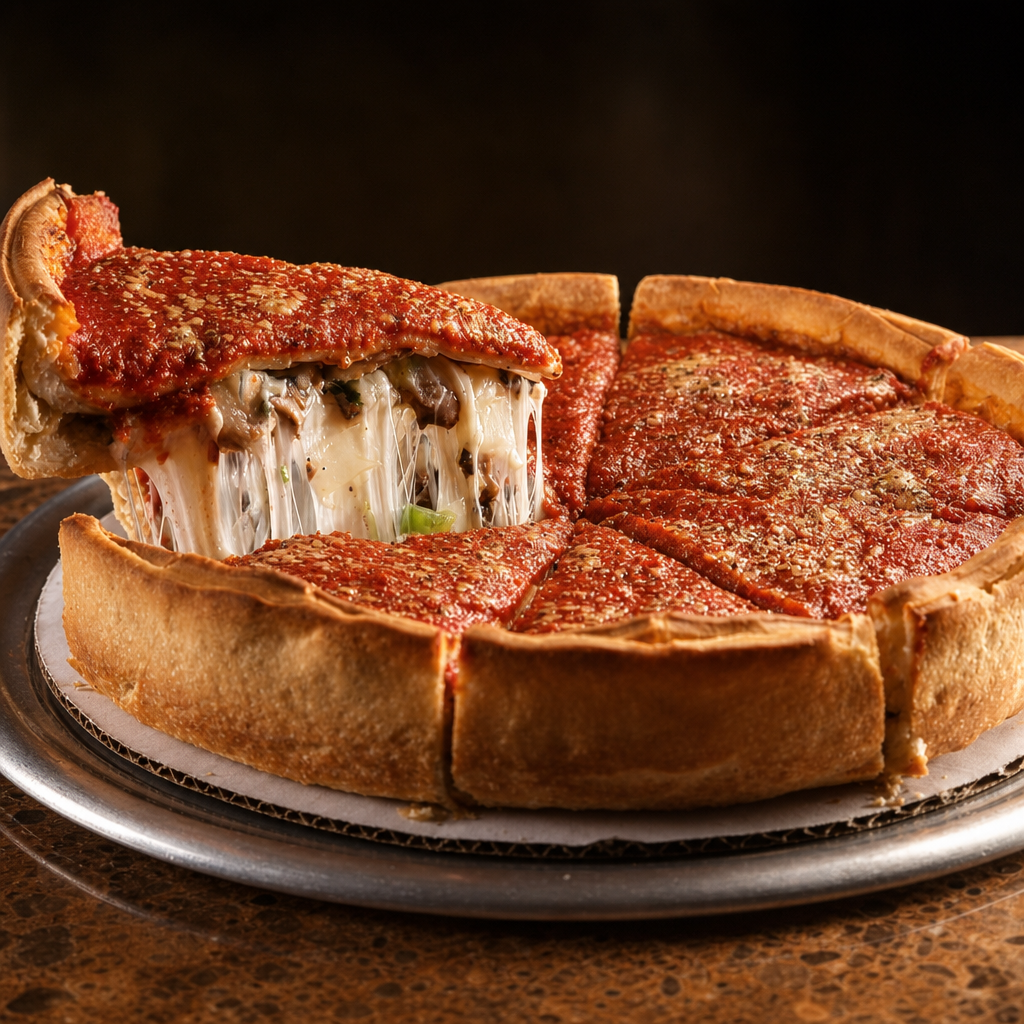 Small Special Stuffed Pizza.