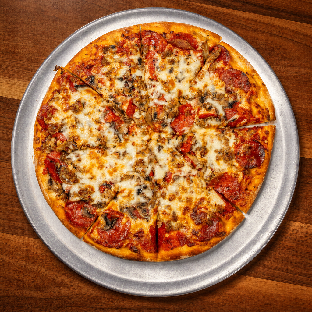 18" Special Thin Crust Pizza.