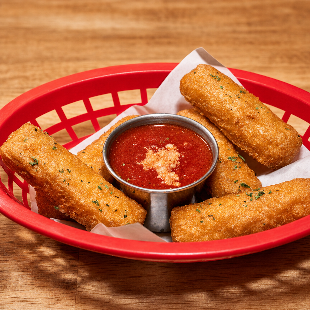Mozzarella Sticks.