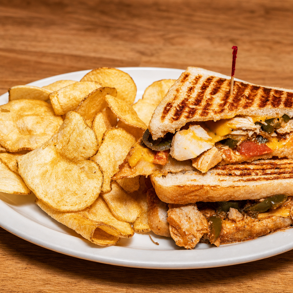 Buffalo Chicken Panini.