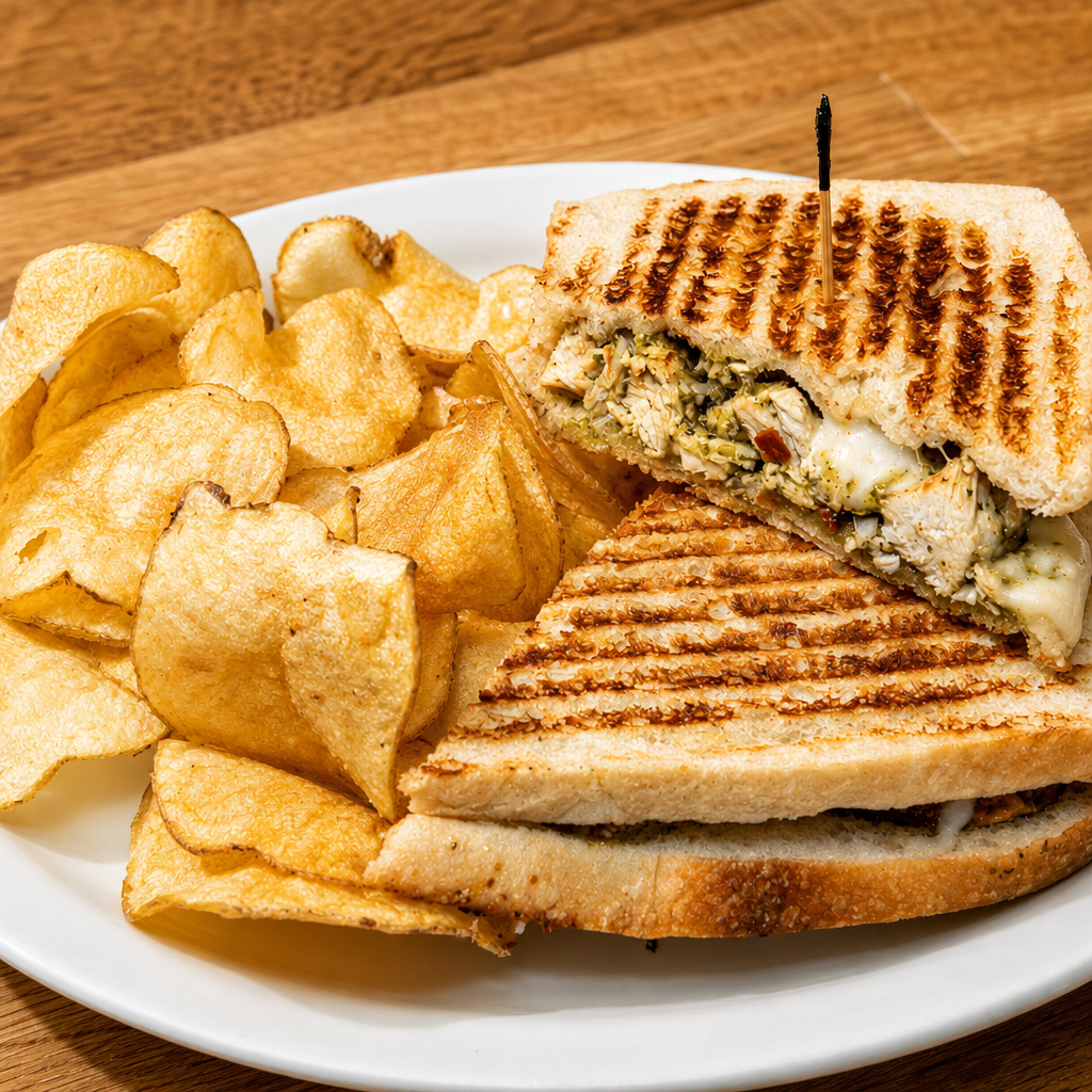 Pesto Chicken Panini.
