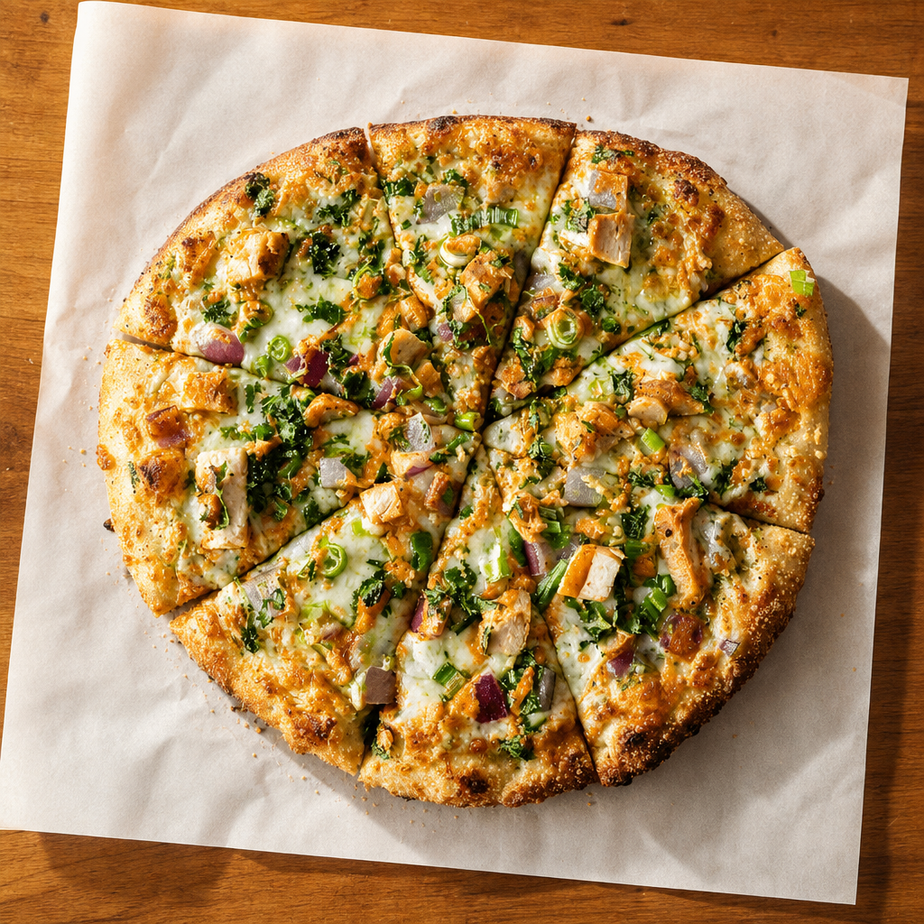 Tandoori Pizza.