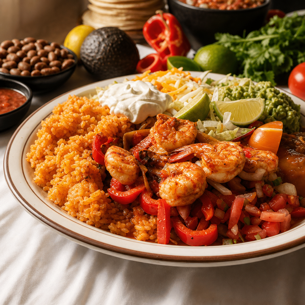 Shrimp Fajitas.