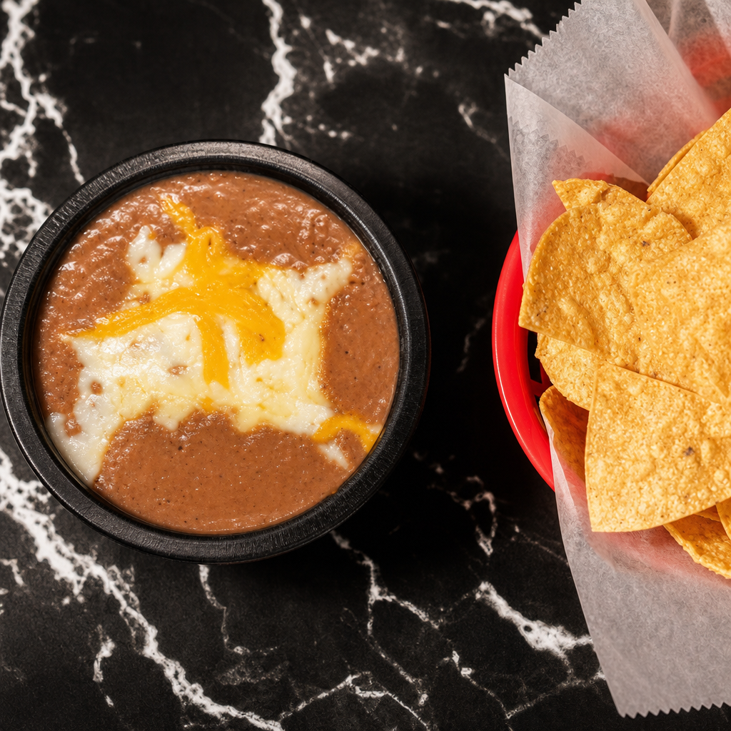 Homemade Bean Dip.