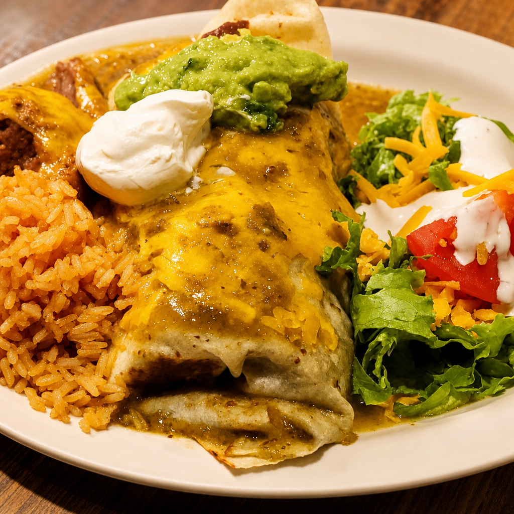 Verde Macho Burrito.
