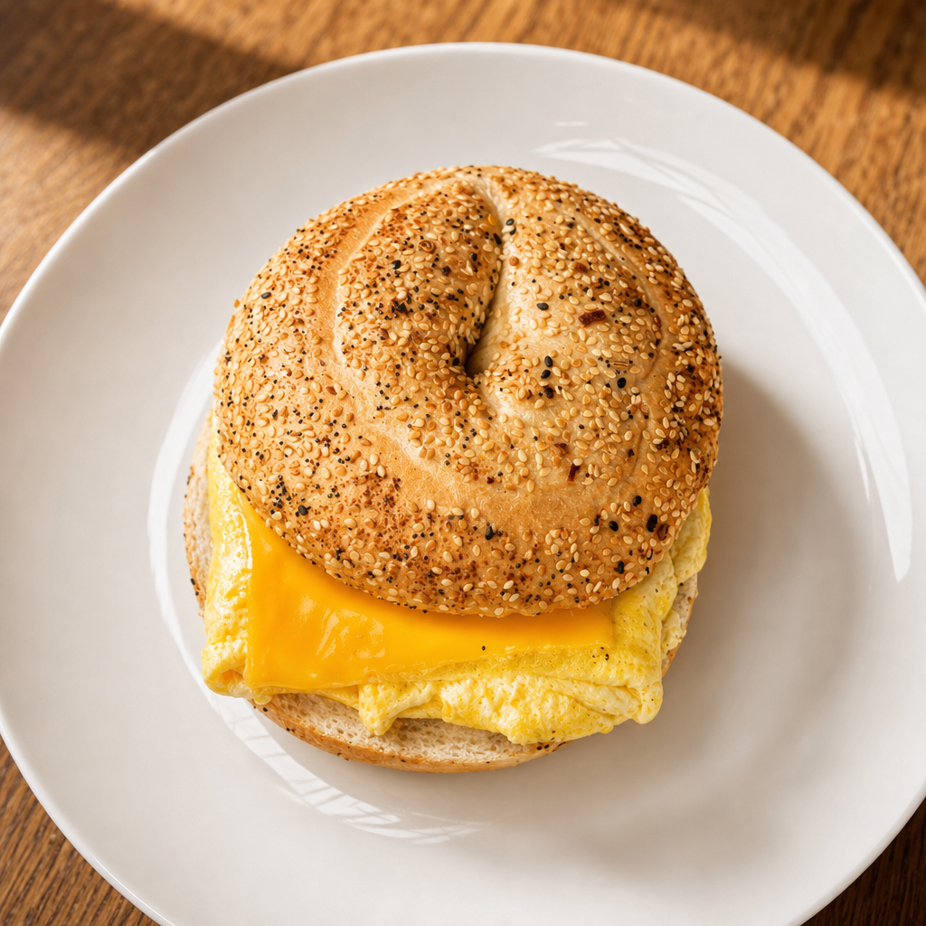 Breakfast Bagel Sandwich