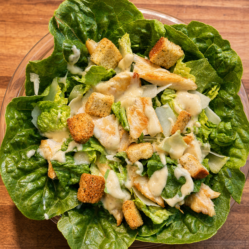 Grilled Chicken Caesar.