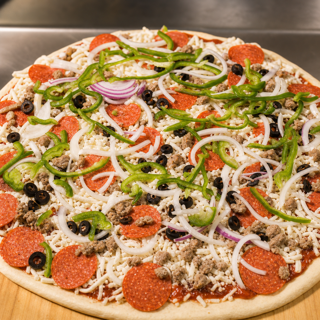 Cedars House Special Pizza