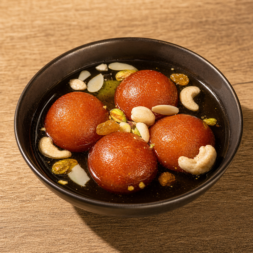 Gulab Jamun.