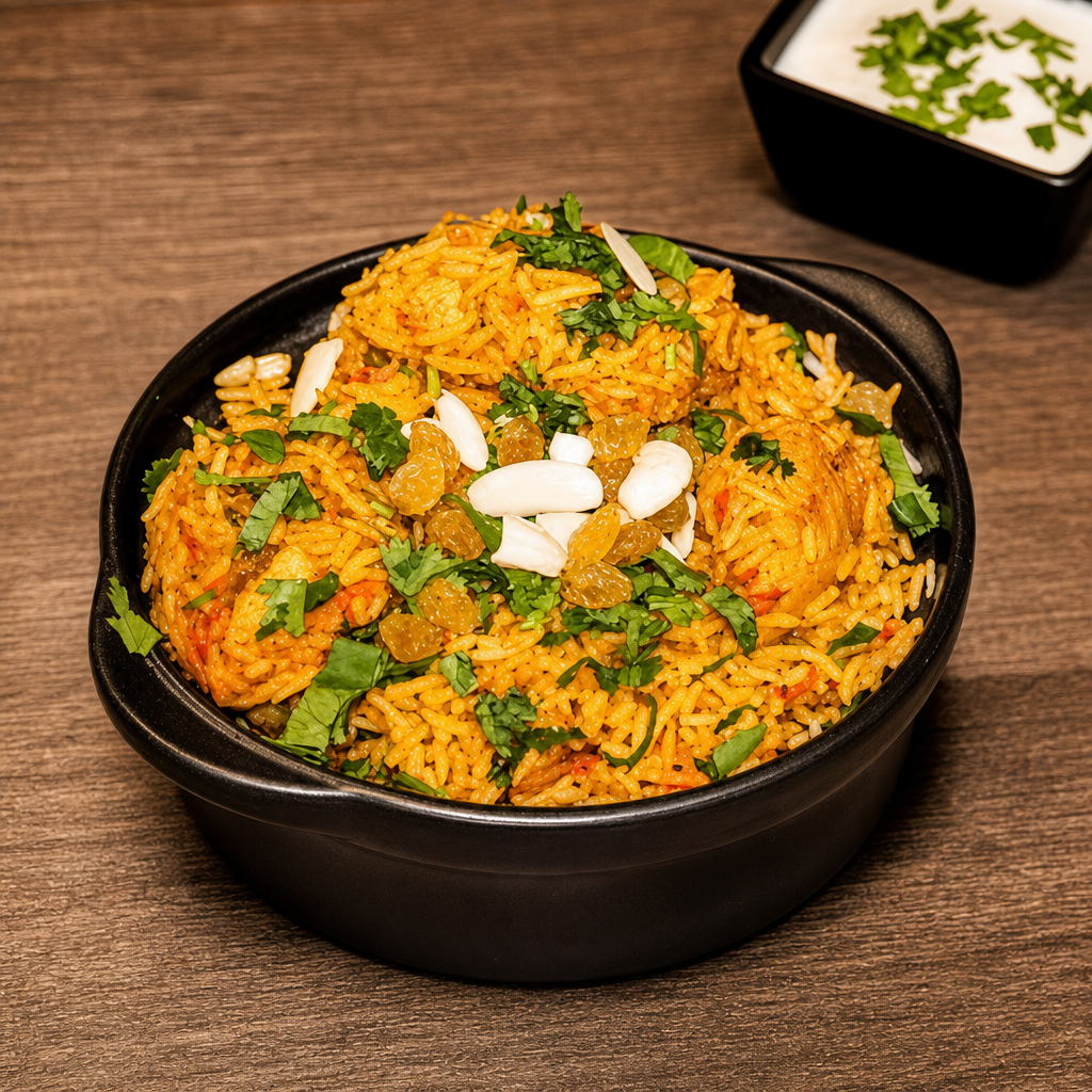 Goat Biryani.