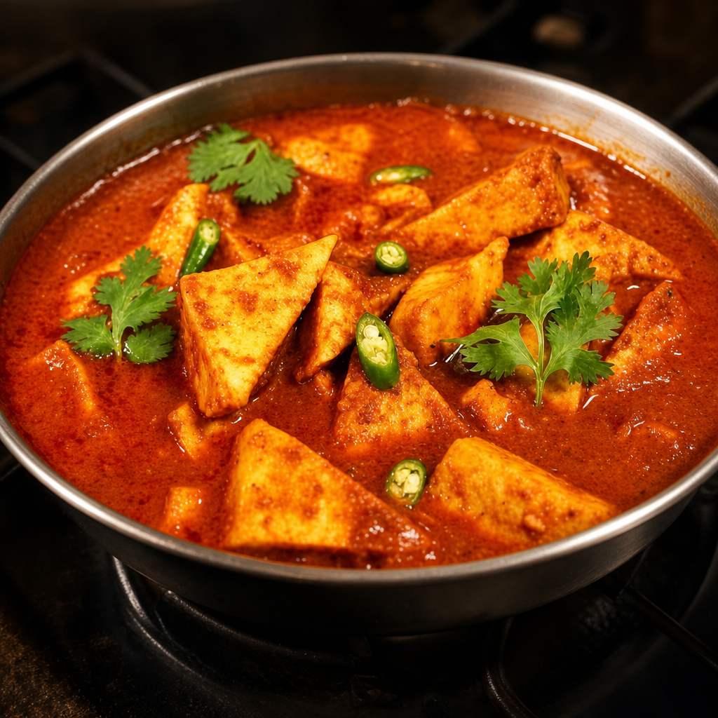 Paneer Vindaloo.