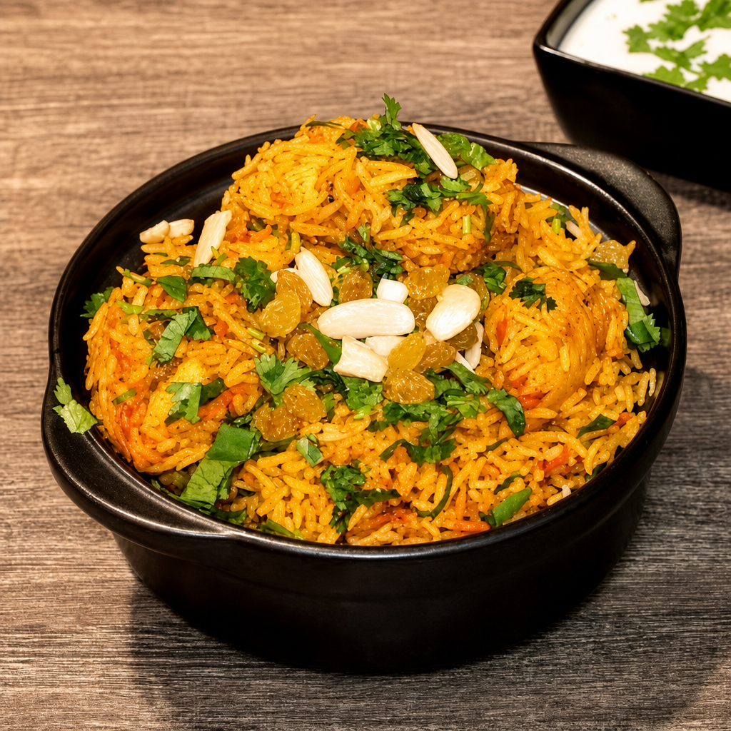 Shrimp Biryani.