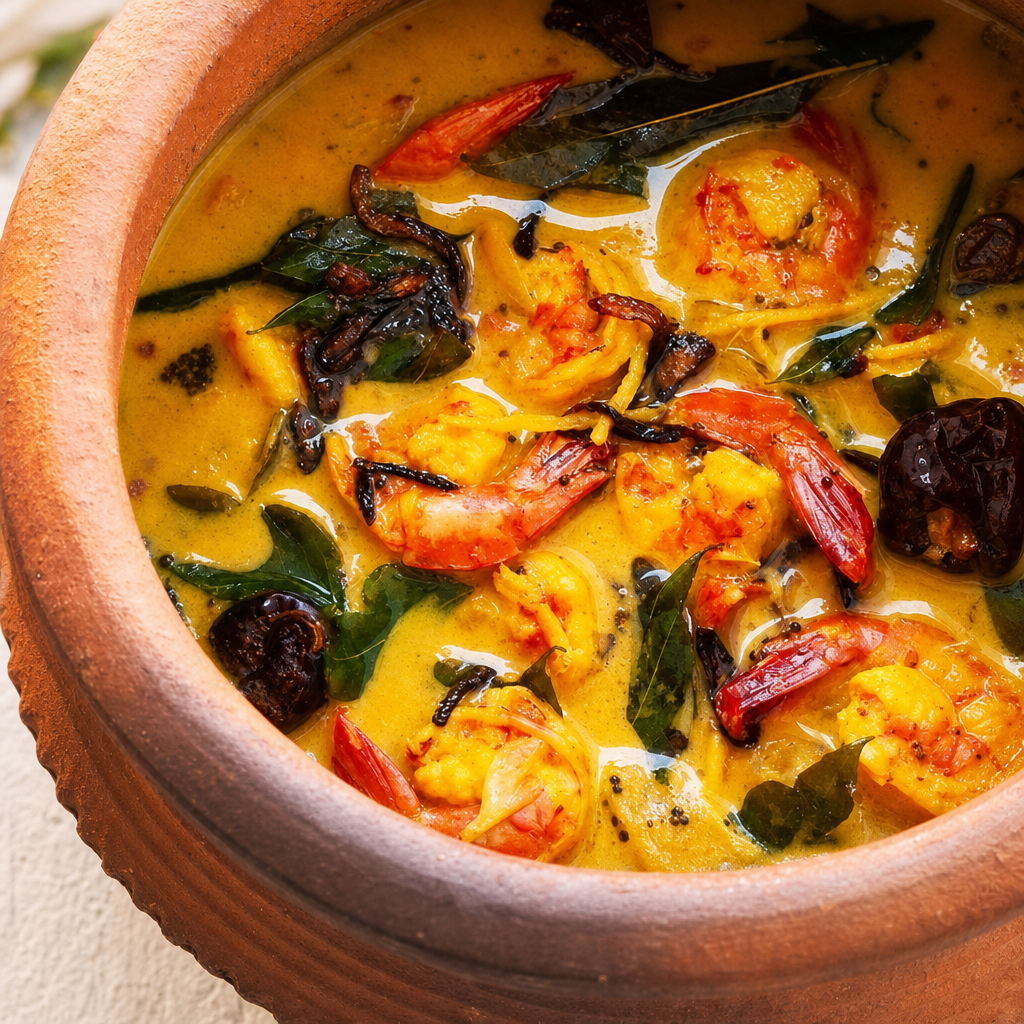 Mix Seafood in Coconut Curry.