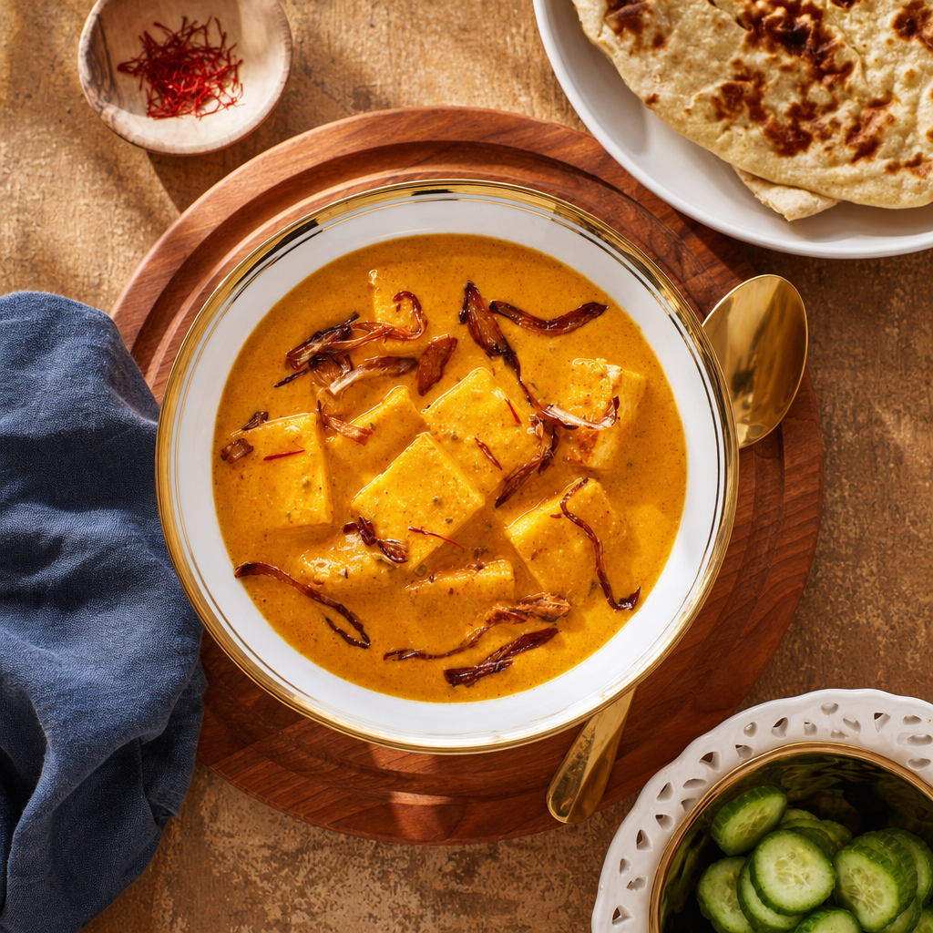 Paneer Shahi Korma.