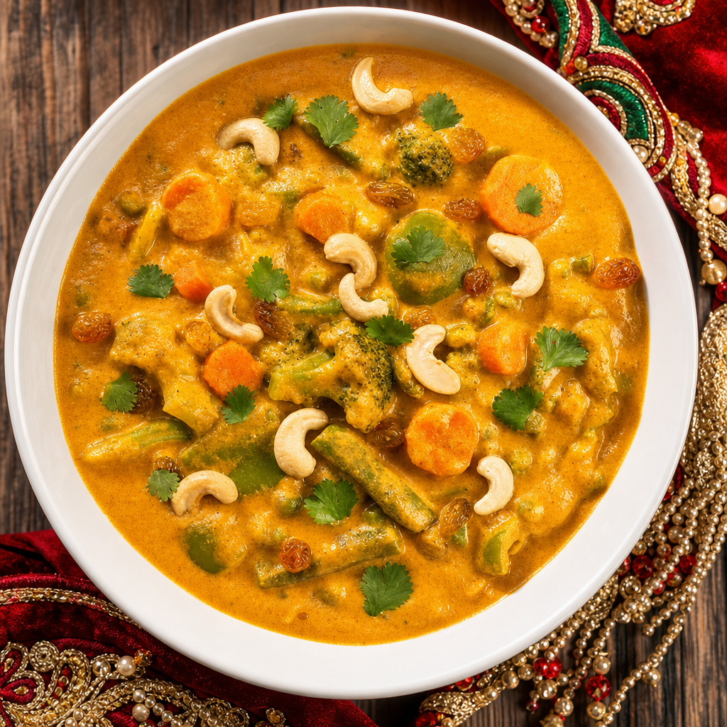 Veg Shahi Korma.