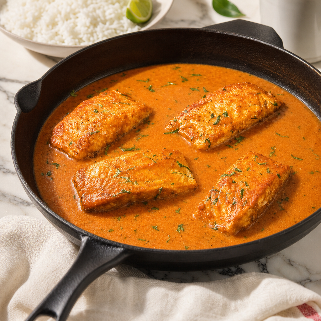 Salmon Vindaloo.