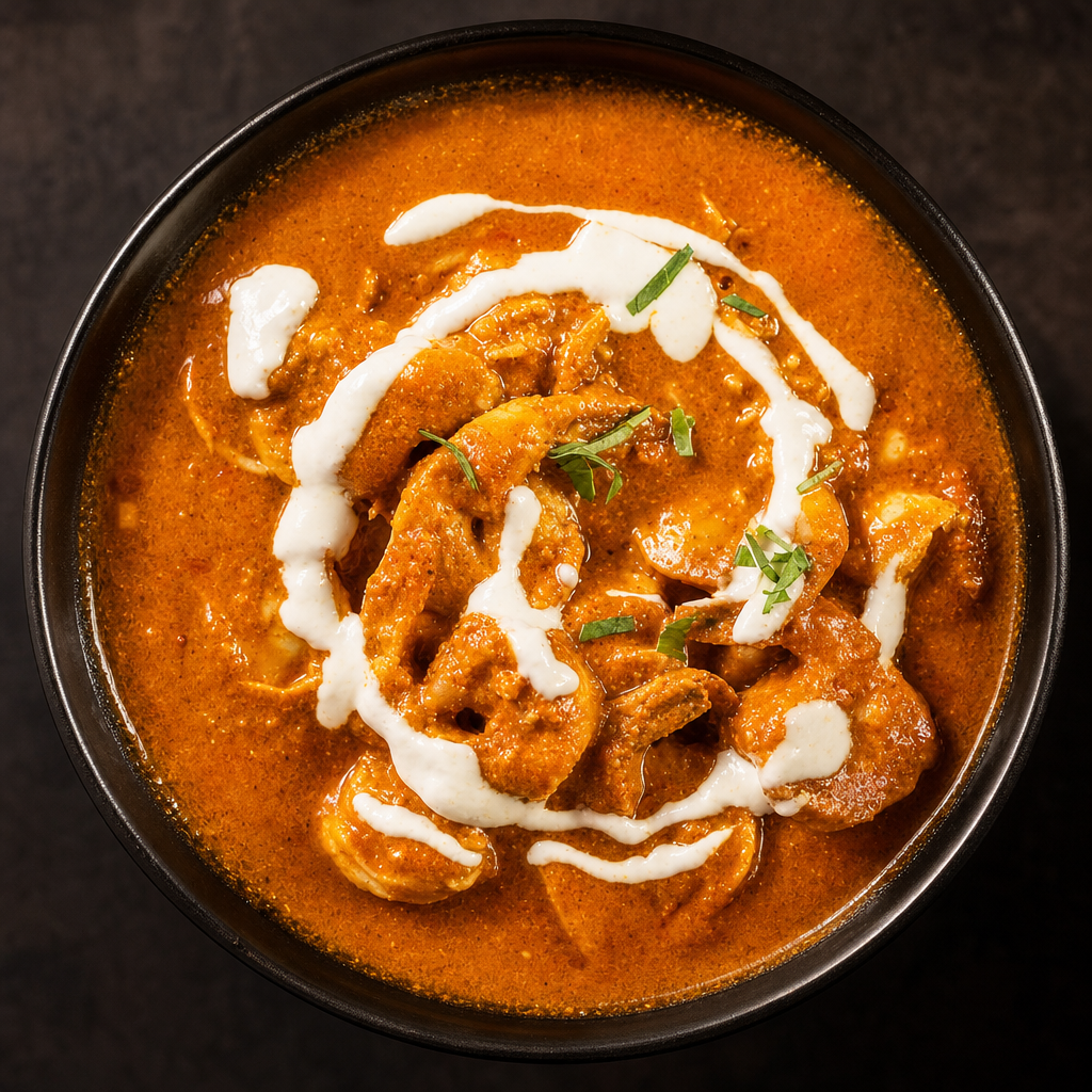 Shrimp Tikka Masala.