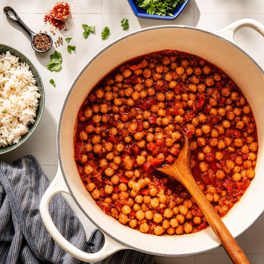 Chana Vindaloo.
