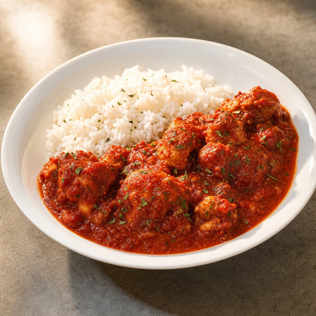 Chicken Vindaloo.