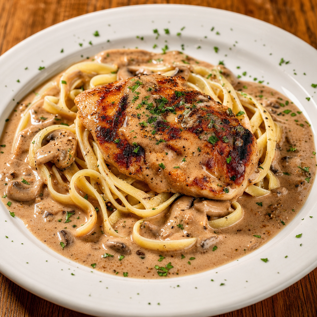 Chicken Marsala.