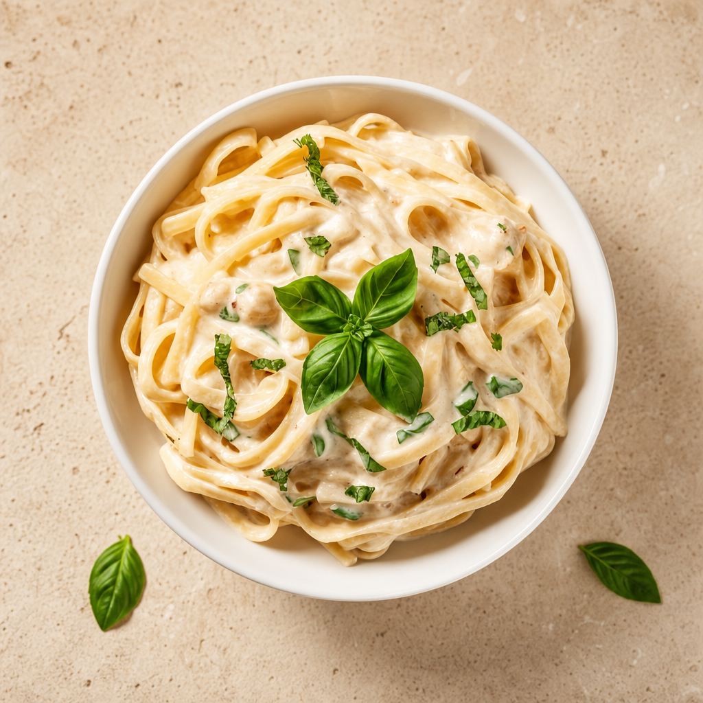 Chicken Alfredo.