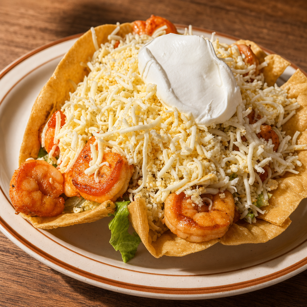Grilled Shrimp Taco Salad