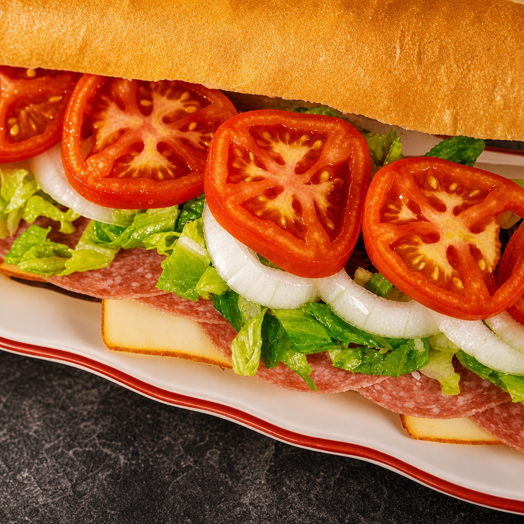 Ham, Salami & Cheese Cold Sub.