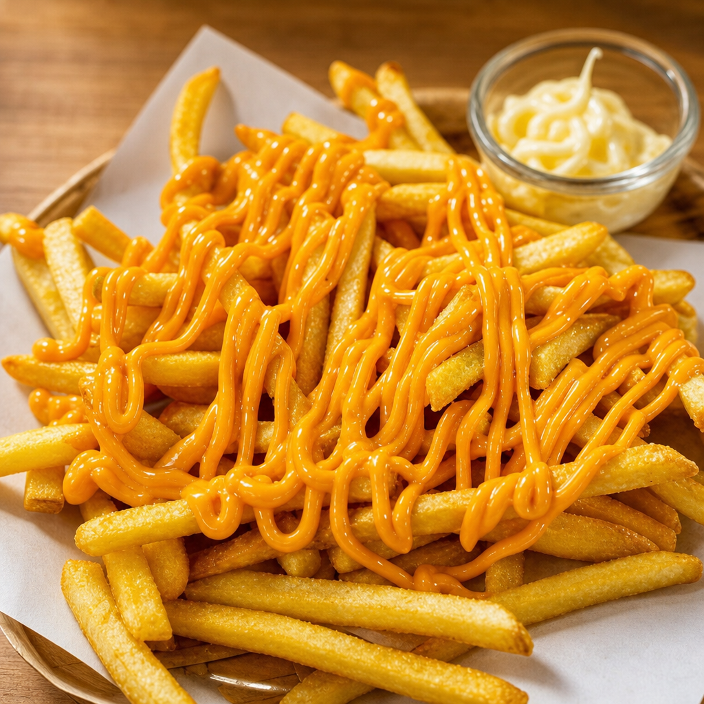 French Fries w/Cheese.