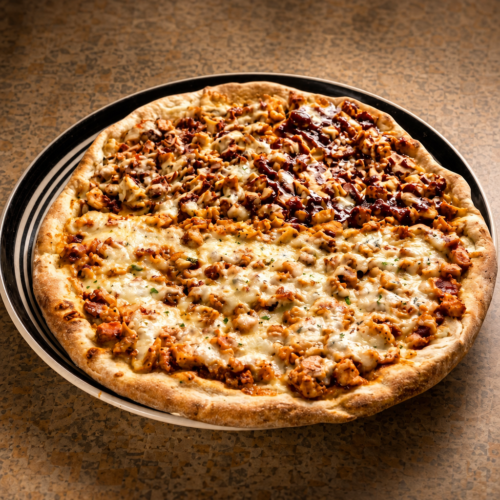 Chicken Bacon Ranch Pizza.