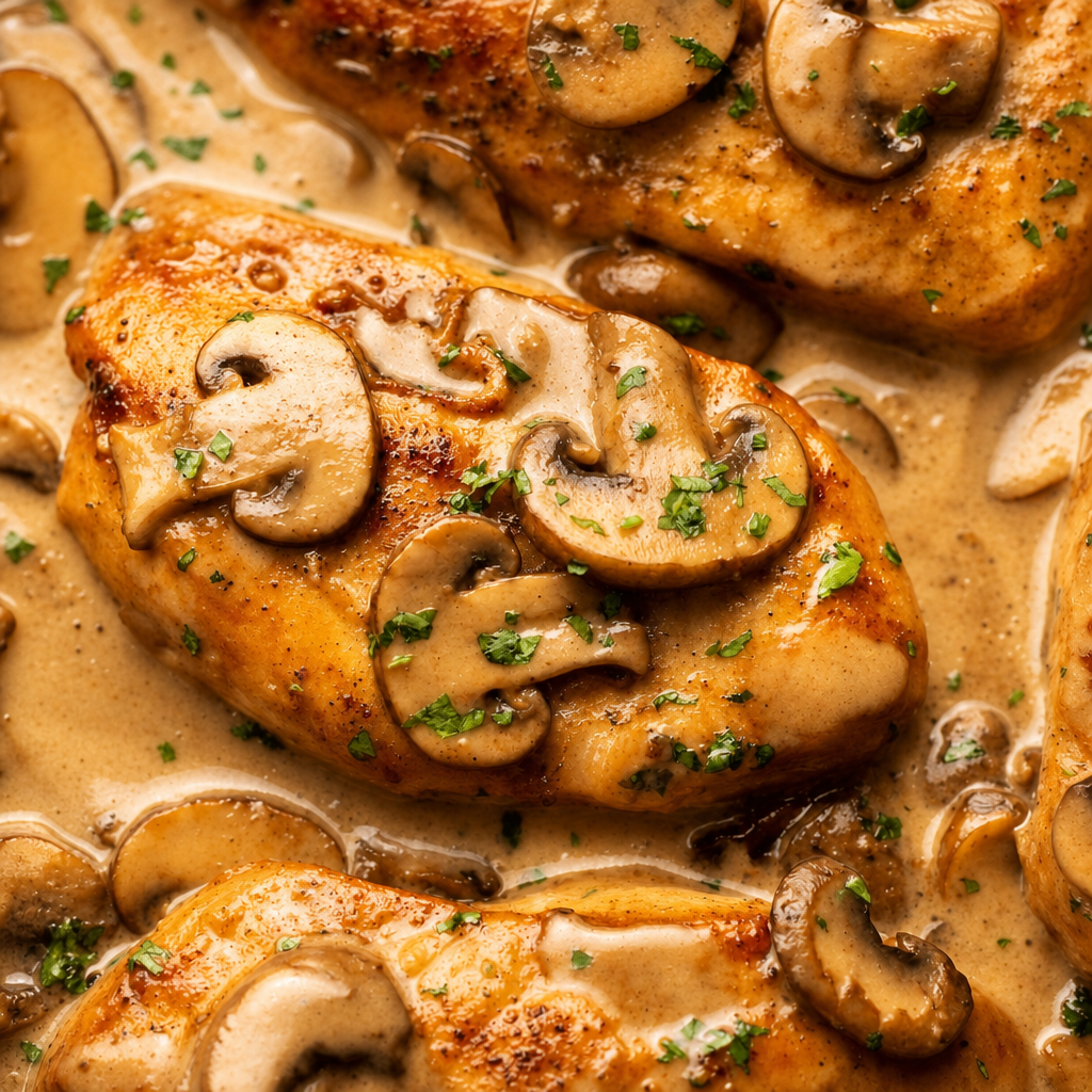 Chicken Marsala.