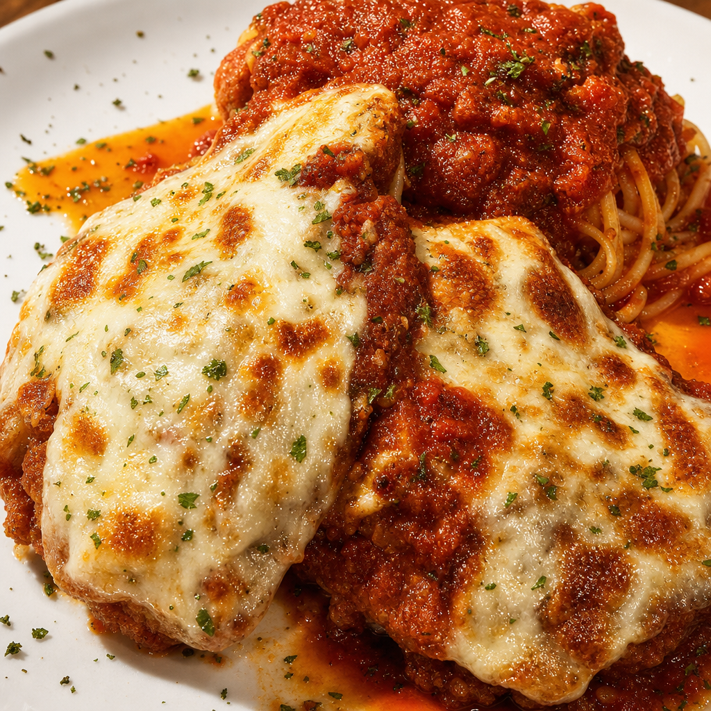 Chicken Parmigiana.