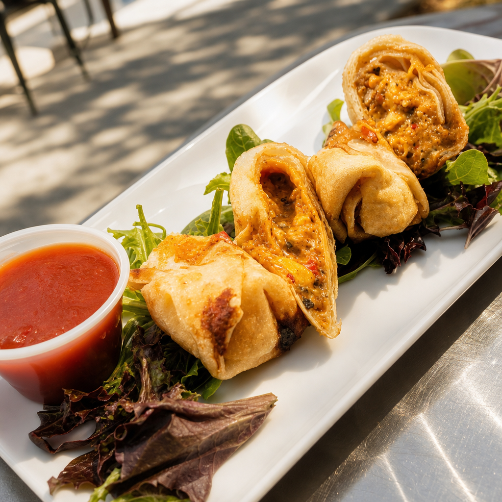 Tex-Mex Egg Rolls.