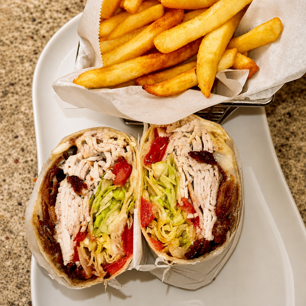 Turkey B.L.T. Wrap.