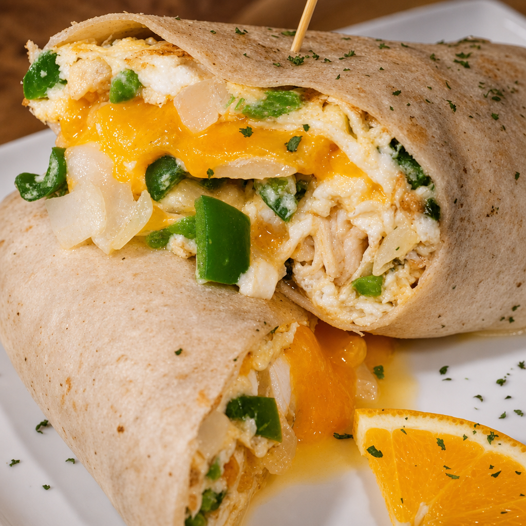 Pepper and Egg Wrap.