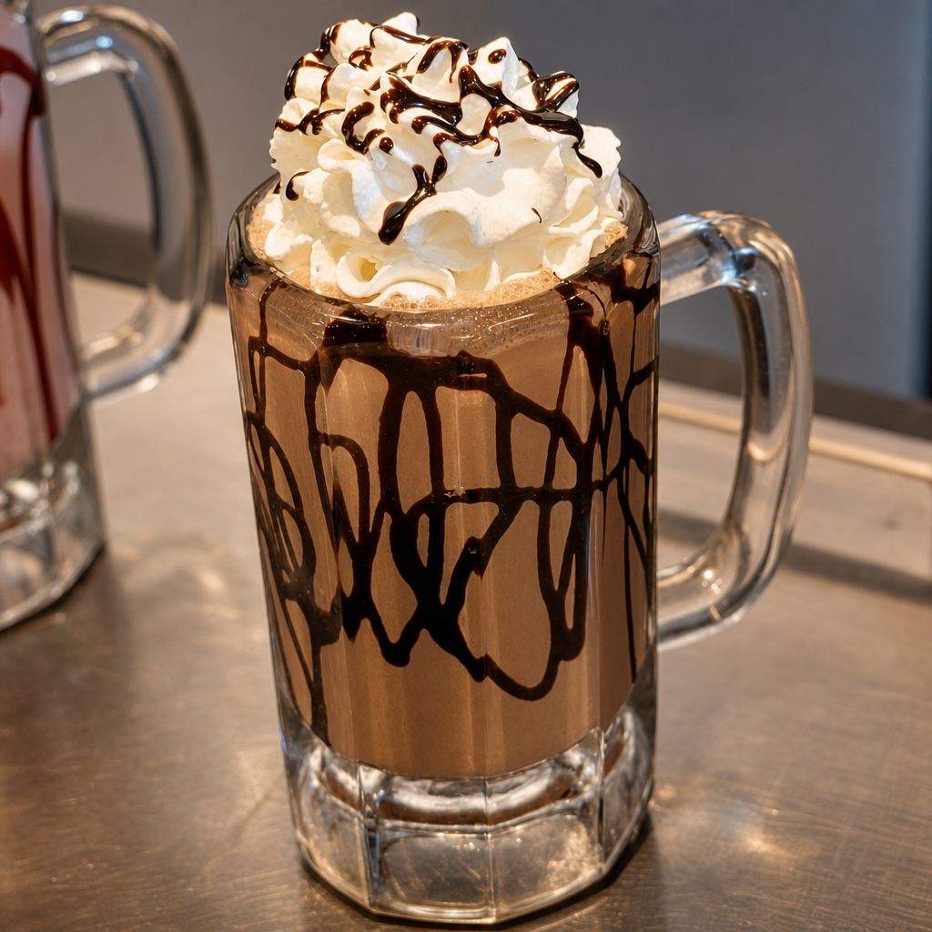Hazelnut Coffee Milkshake.
