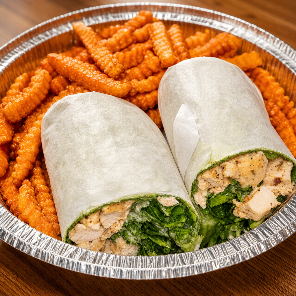 Chicken Caesar Wrap.