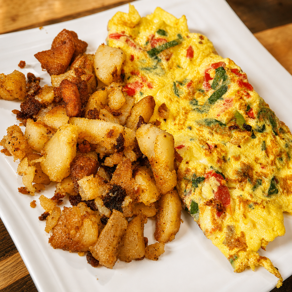 Caprese Omelet.