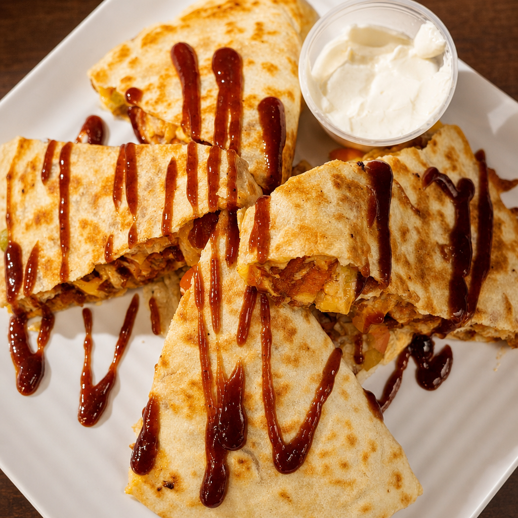 BBQ Chicken Quesadilla.