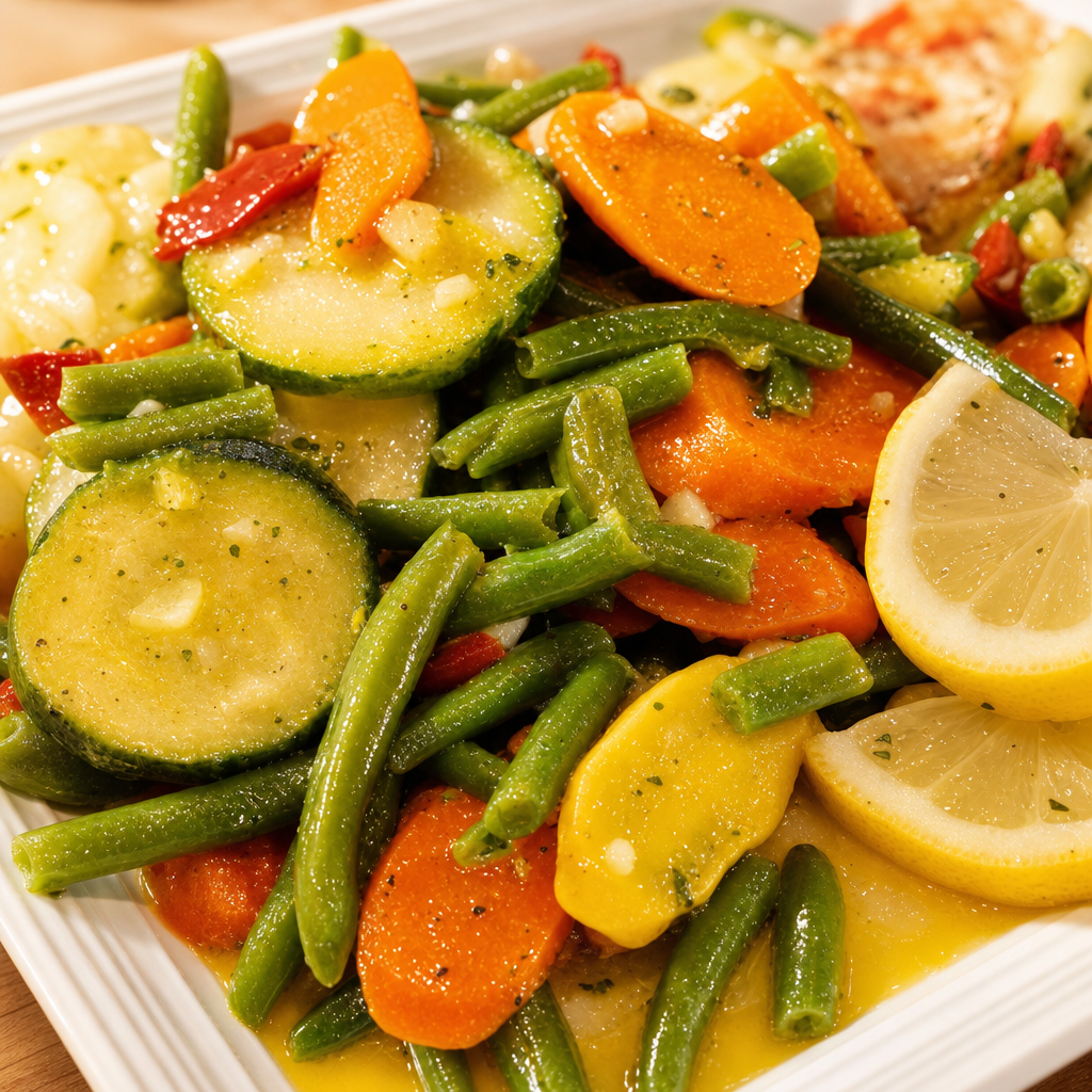 Sautéed Mixed Vegetables.