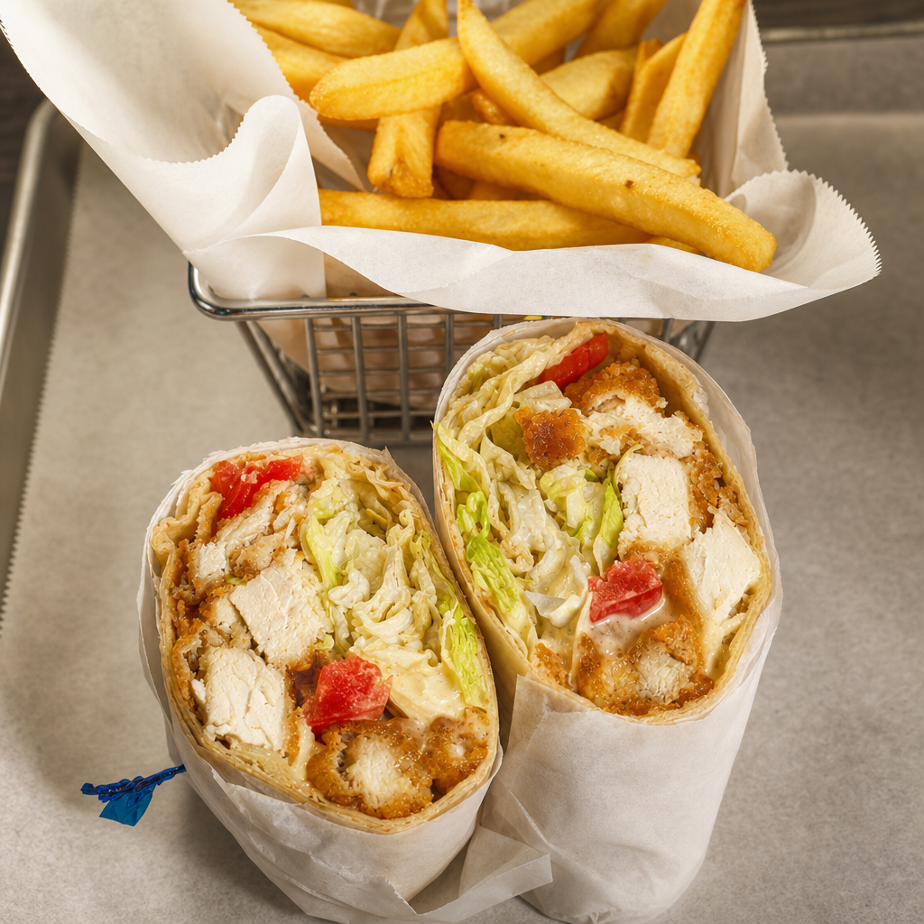 Chicken Tender Wrap.